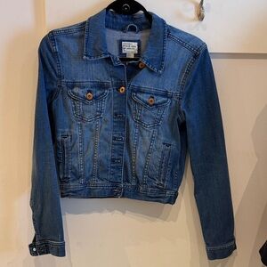 Blue Denim Jean jacket- forever 21- size Small